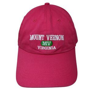 Mount Vernon Virginia Slideback Hat Pink One Size Prairie Mountain